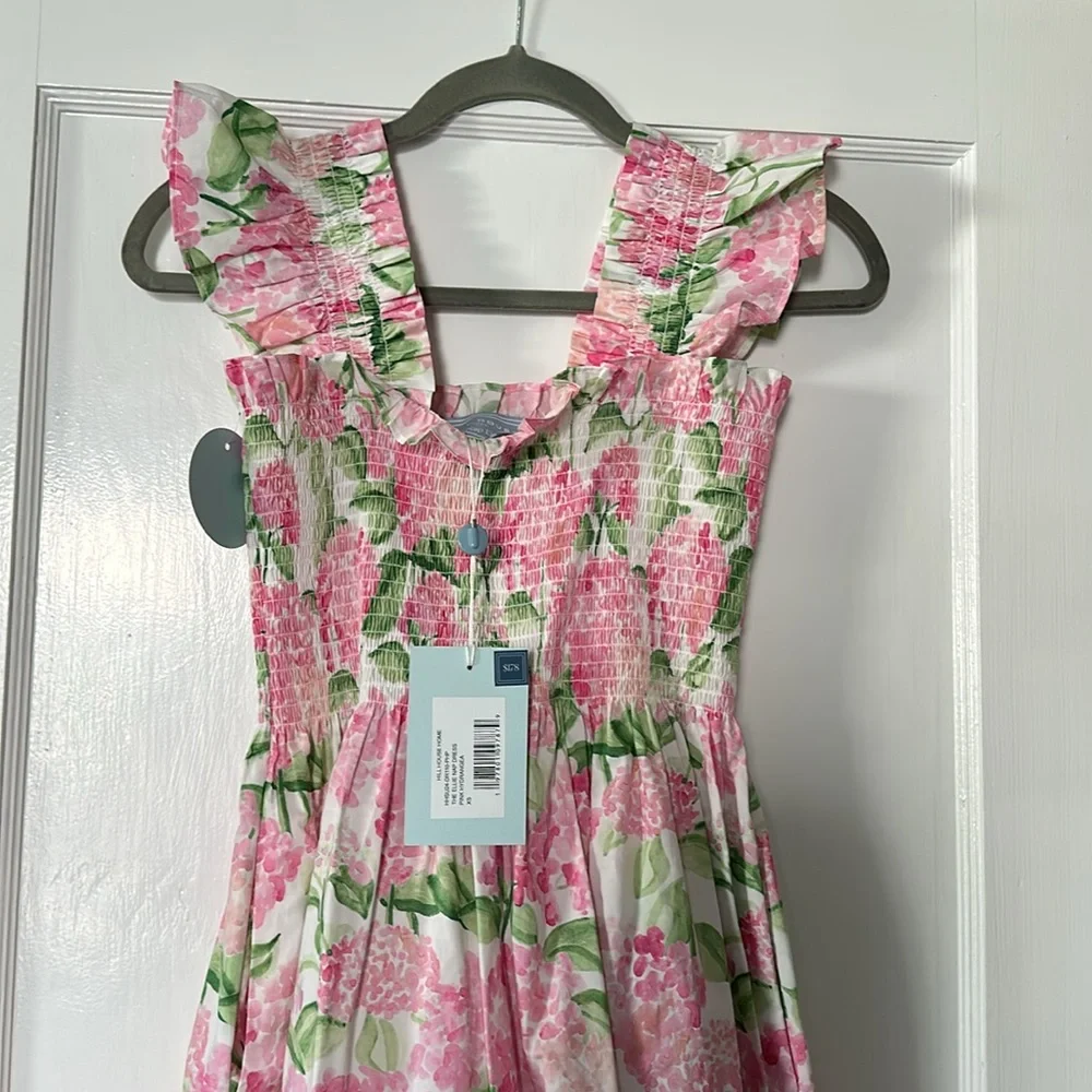 Hill House Ellie Nap Dres Nantucket Pink Hydrangea Size XS NWT - Picture 6 of 8